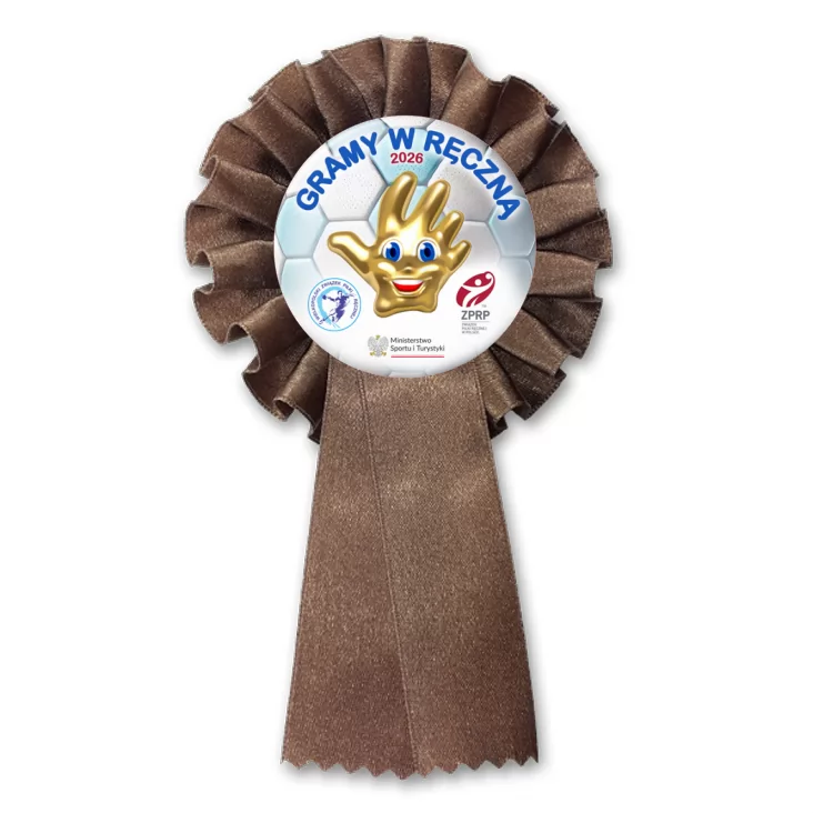 przypinka kotylion Gramy w ręczną 2026