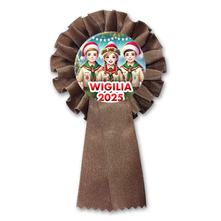 przypinka kotylion Harcerska wigilia
