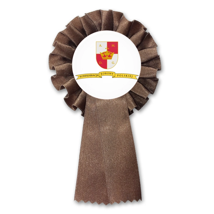 przypinka kotylion Konfederacja Korony Polskiej