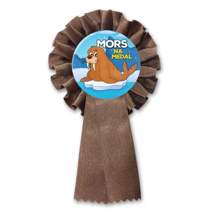 przypinka kotylion Mors na medal