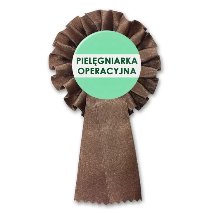 przypinka kotylion Pielęgniarka operacyjna