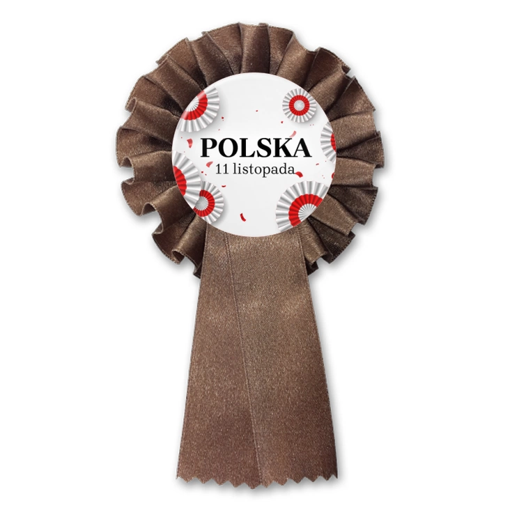 przypinka kotylion Polska kokardy narodowe