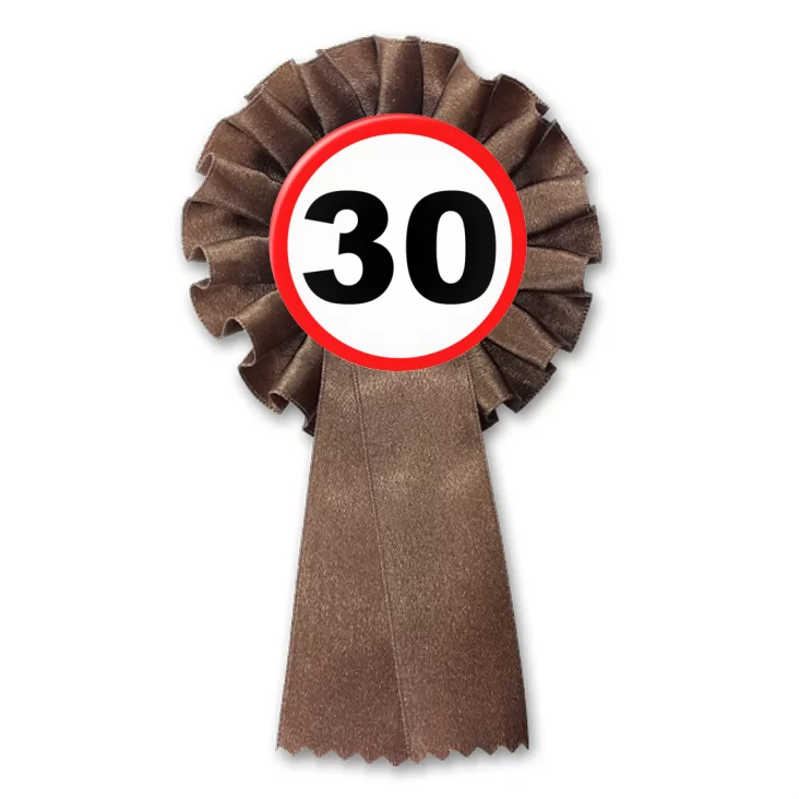 przypinka kotylion 30 urodziny