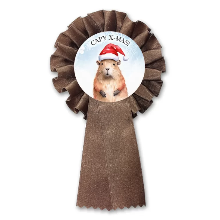 przypinka kotylion Capy x-mas