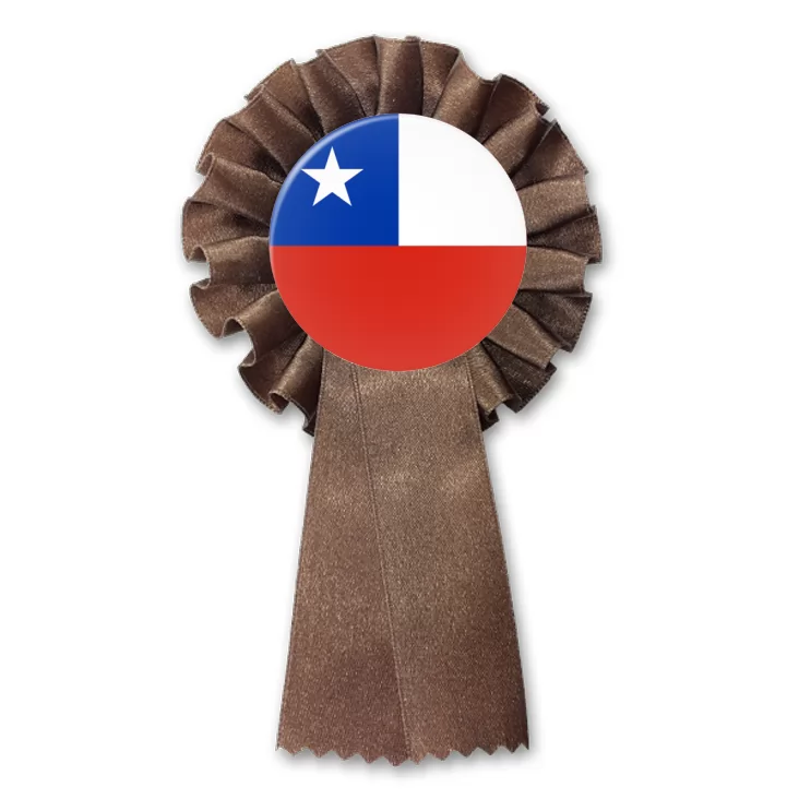 przypinka kotylion Chile