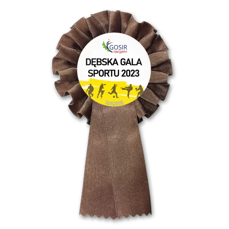 przypinka kotylion Dębska Gala Sportu 2023