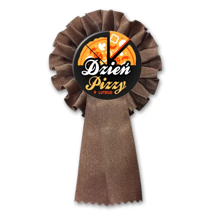 przypinka kotylion Dzień Pizzy