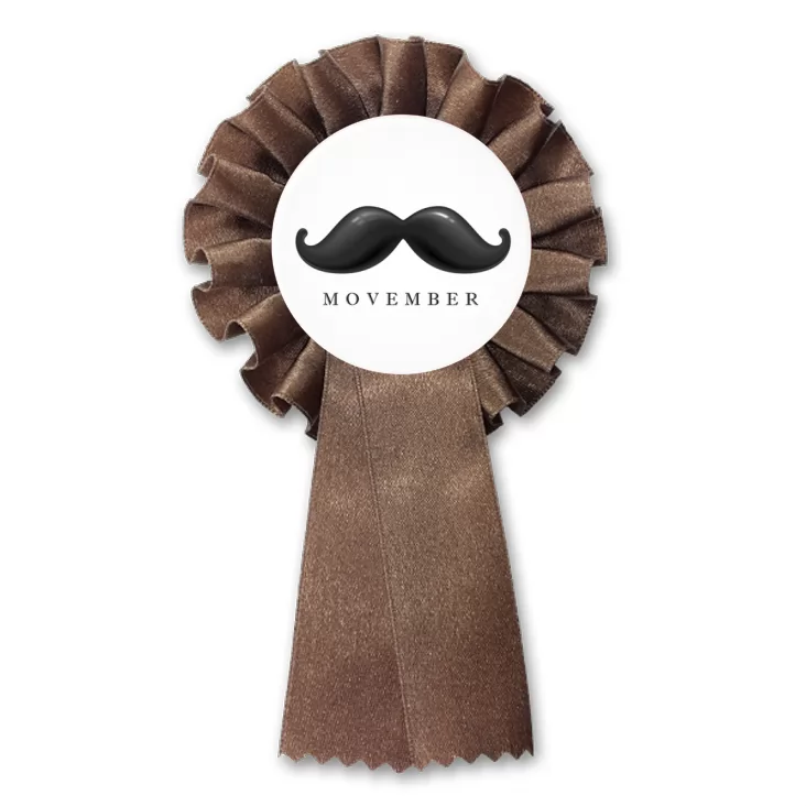 przypinka kotylion Movember