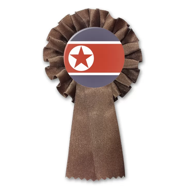 przypinka kotylion nkorea