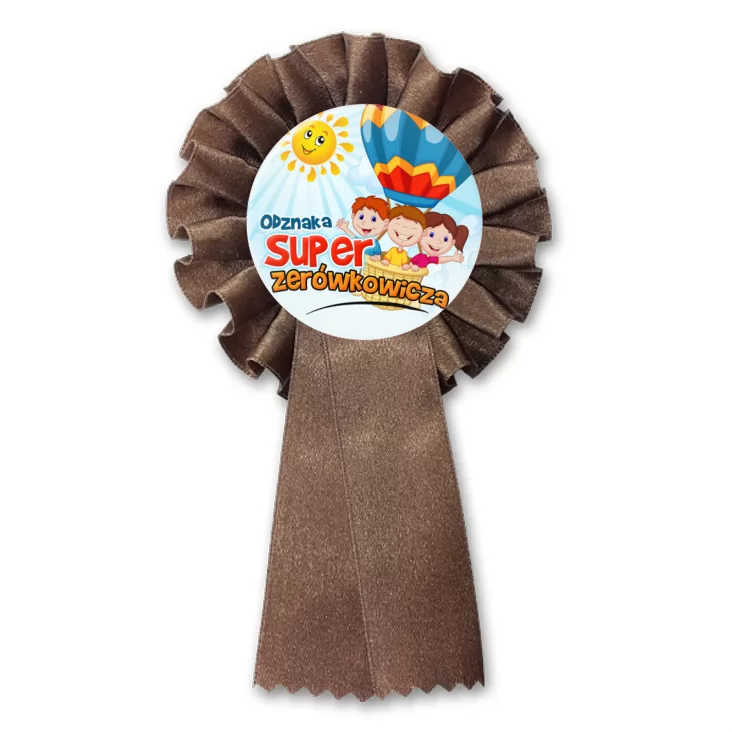 przypinka kotylion Odznaka Super Zerówkowicza