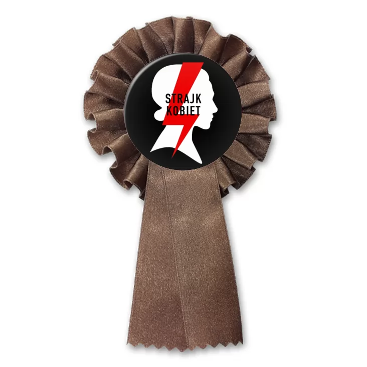 przypinka kotylion Ogólnopolski Strajk Kobiet