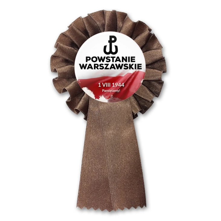 przypinka kotylion Powstanie Warszawskie flaga Polski