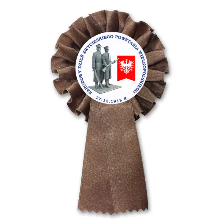 przypinka kotylion Powstanie Wielkopolskie Pomnik Powstańców
