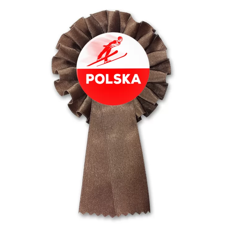 przypinka kotylion Skoki narciarskie Polska