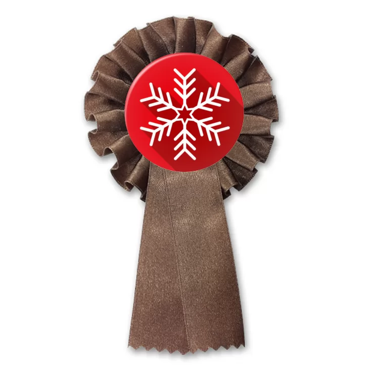 przypinka kotylion Śnieżynka