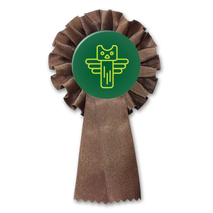 przypinka kotylion Sprawność harcerz totem