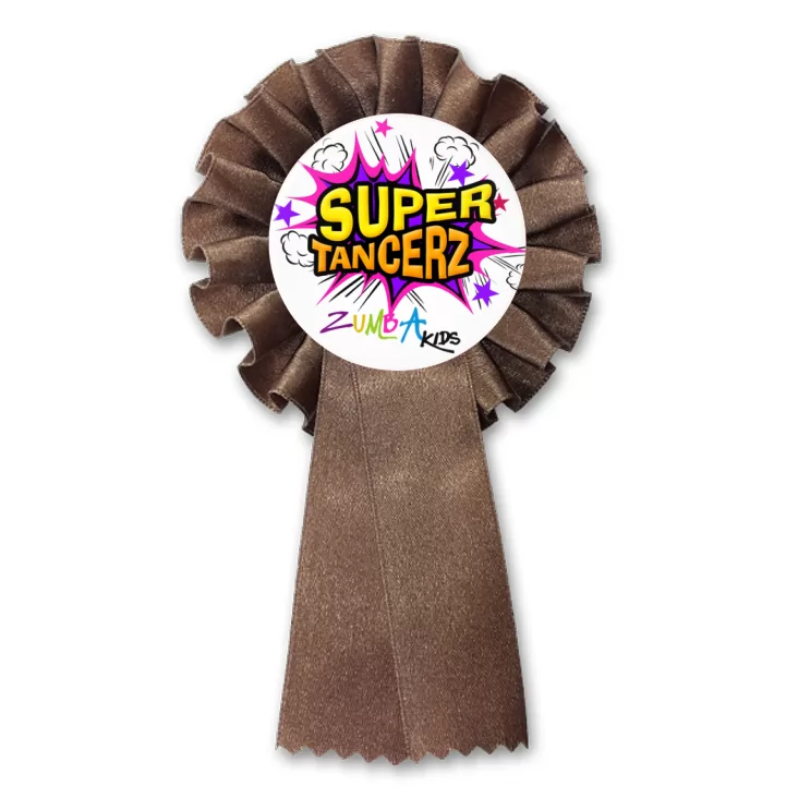 przypinka kotylion Super Tancerz Zumba Kids