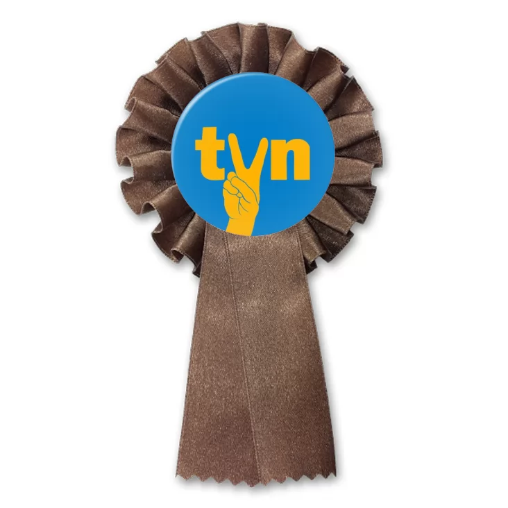 przypinka kotylion TVN lex
