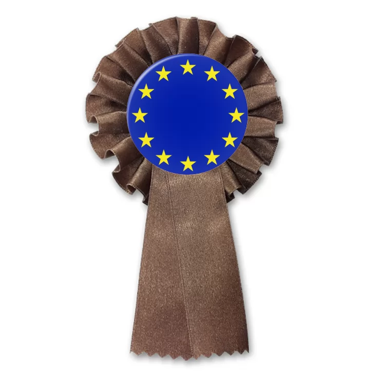 przypinka kotylion Unia Europejska Gwiazdki