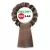 kotylion brązowy