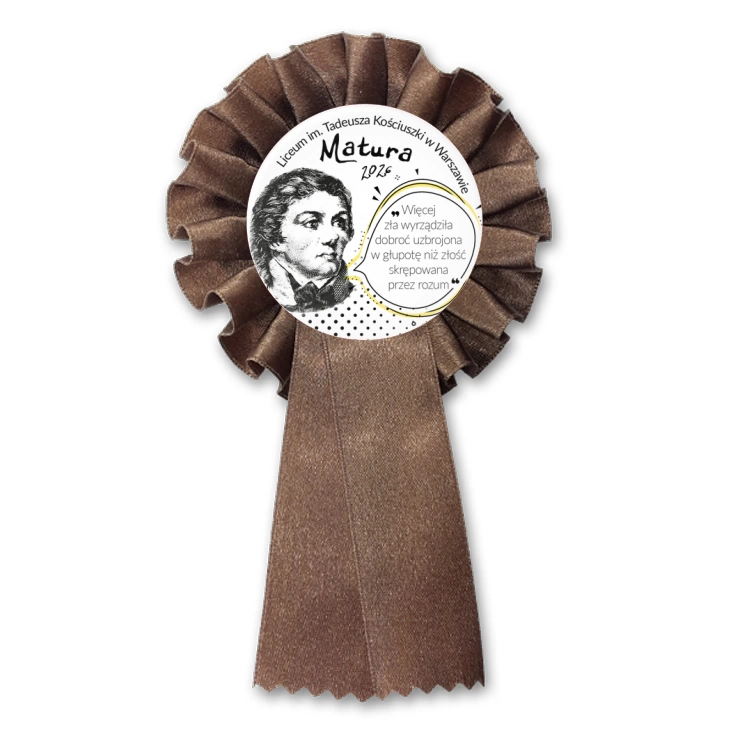 przypinka kotylion Matura Tadeusz Kościuszko