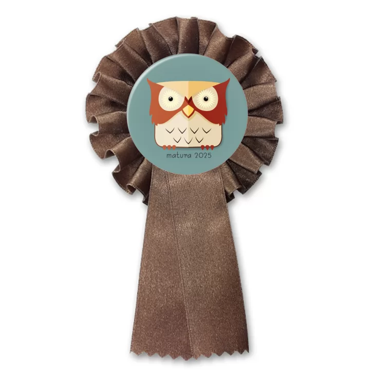 przypinka kotylion Matura Symbol Mądrości