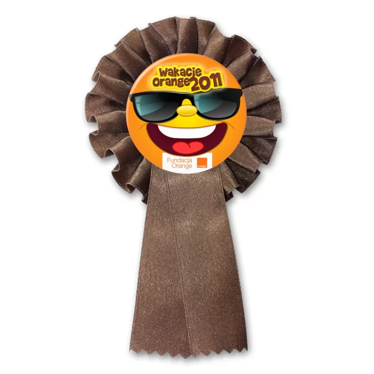 przypinka kotylion Wakacje Orange 2011