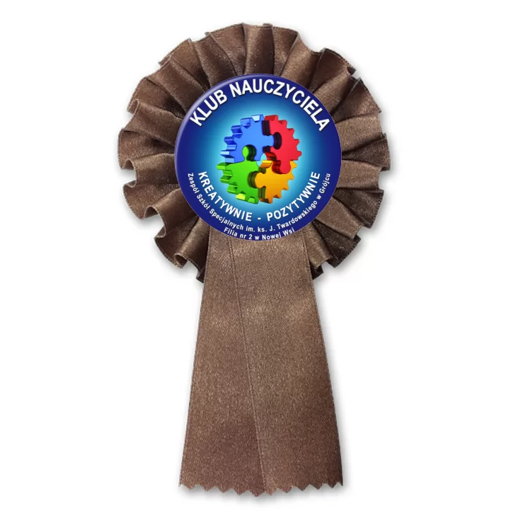 przypinka kotylion Klub Nauczyciela