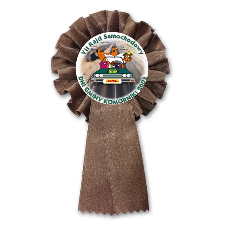 przypinka kotylion VII Rajd Samochodowy