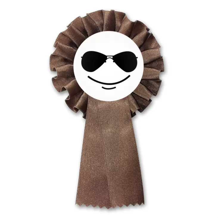 przypinka kotylion Buźka