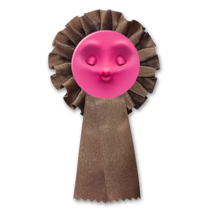 przypinka kotylion Buźka