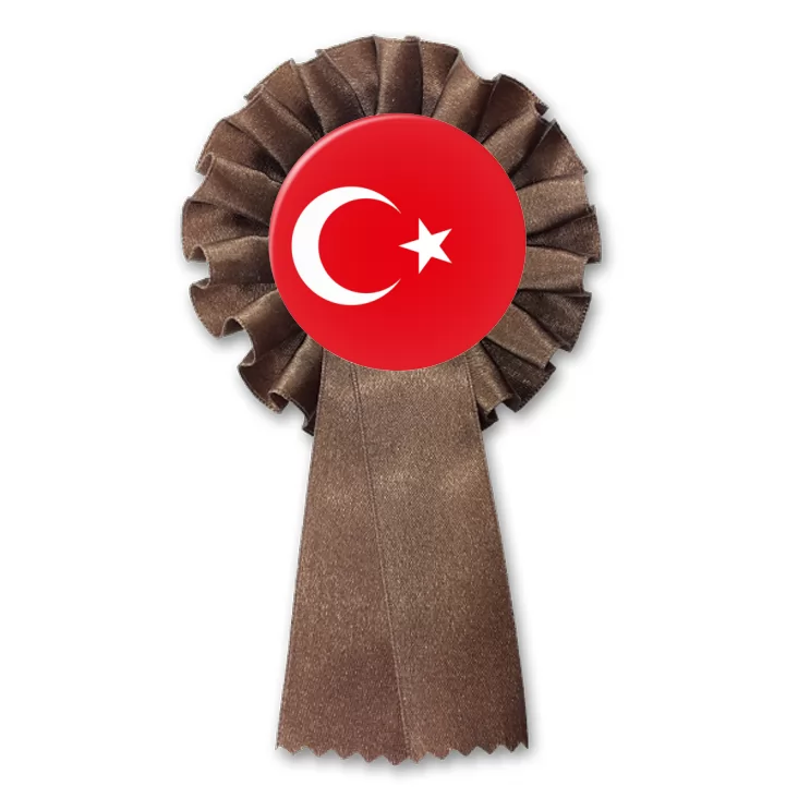 przypinka kotylion Flaga Turcja