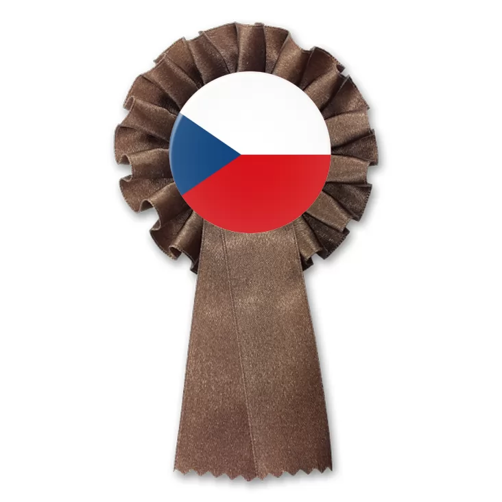 przypinka kotylion Flaga Czechy