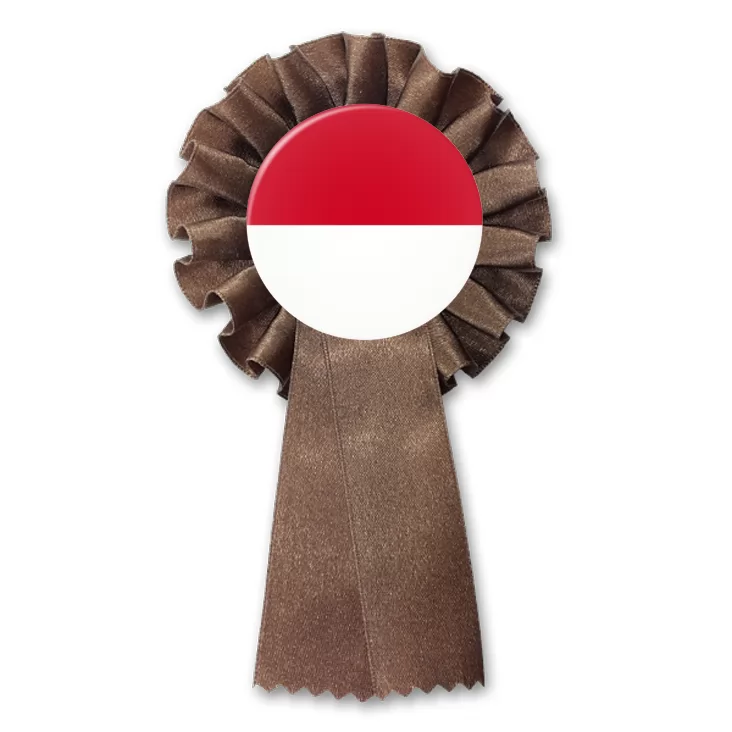 przypinka kotylion Flaga Monako