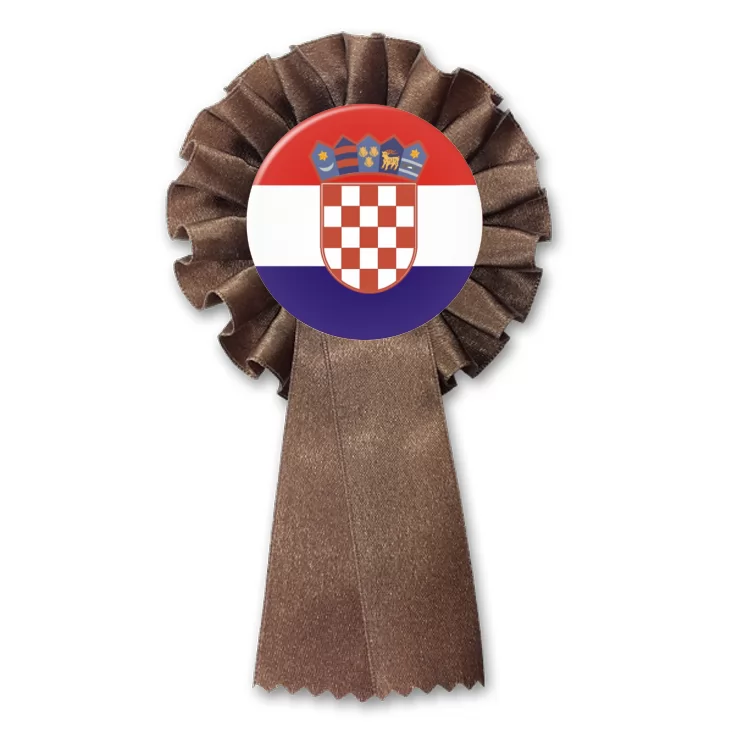 przypinka kotylion Flaga Chrowacja
