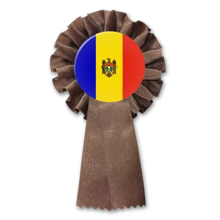 przypinka kotylion Flaga Mołdawia