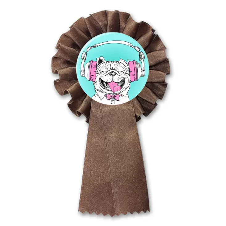 przypinka kotylion Pies
