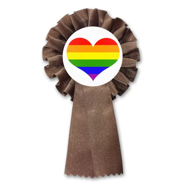 przypinka kotylion Serce