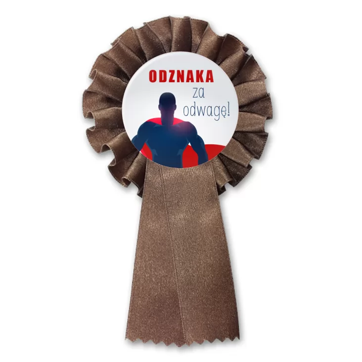 przypinka kotylion Odznaka za odwagę