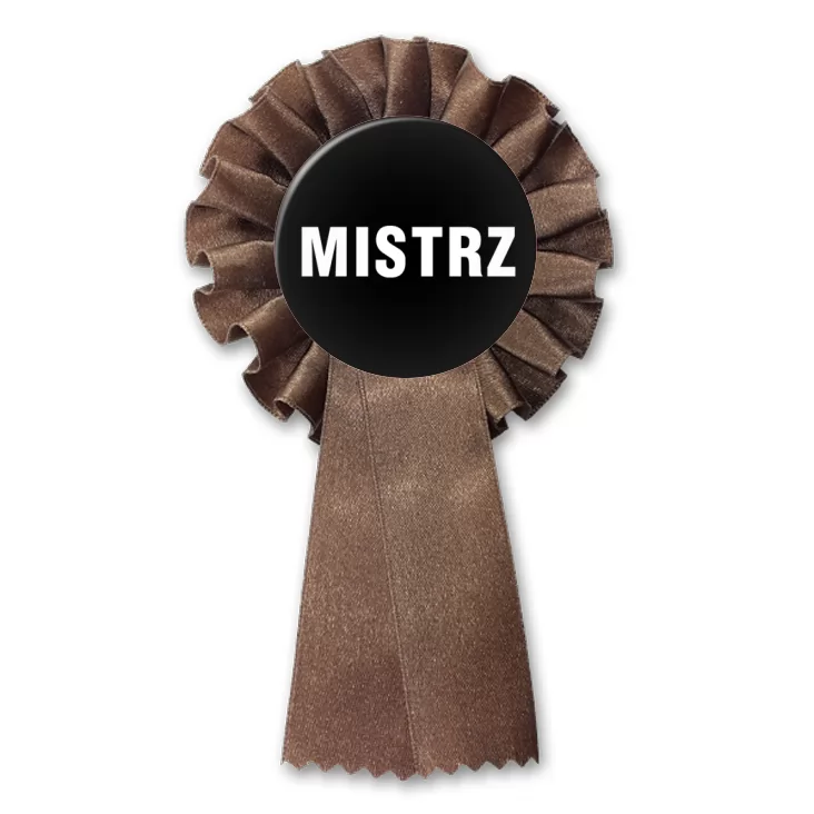 przypinka kotylion Mistrz