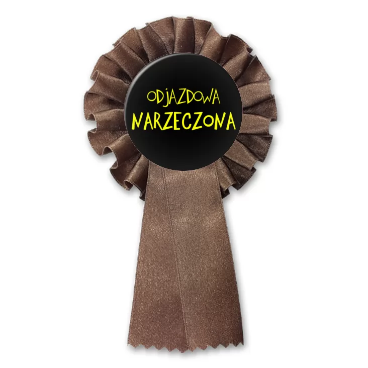 przypinka kotylion Odjazdowa narzeczona
