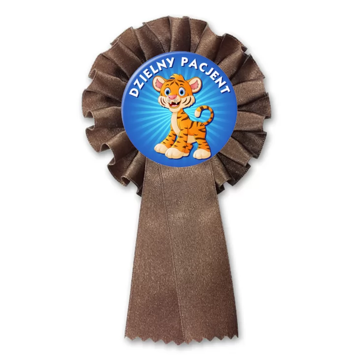 przypinka kotylion Dzielny Pacjent