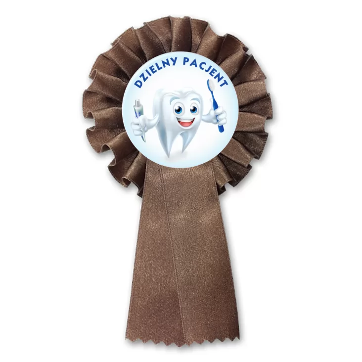 przypinka kotylion Dzielny Pacjent