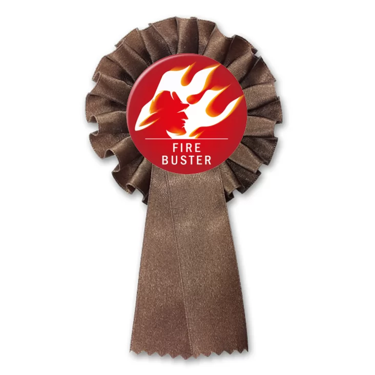 przypinka kotylion Fire buster
