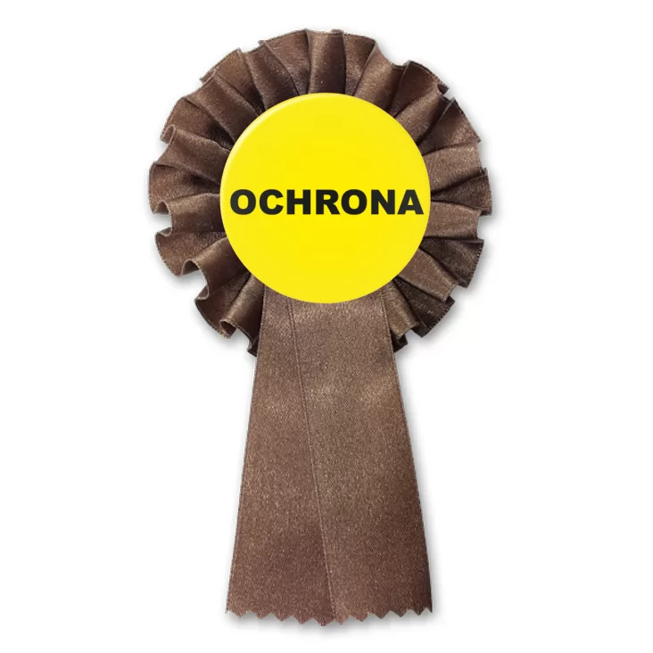 przypinka kotylion Ochrona