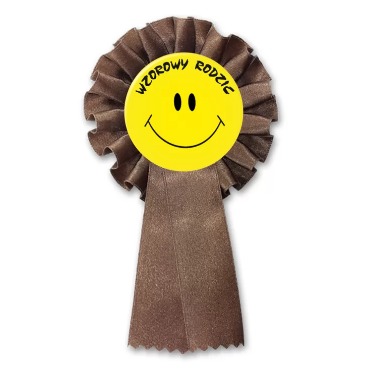 przypinka kotylion Wzorowy Rodzic
