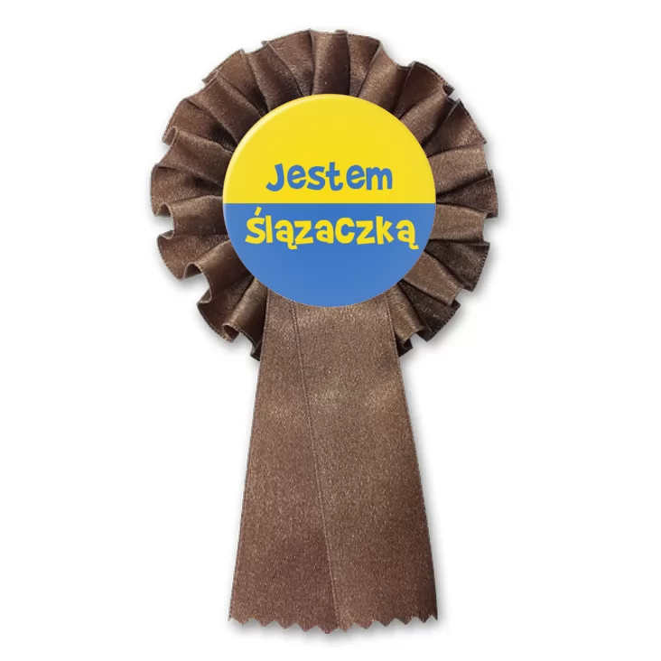 przypinka kotylion Jestem Ślązaczką