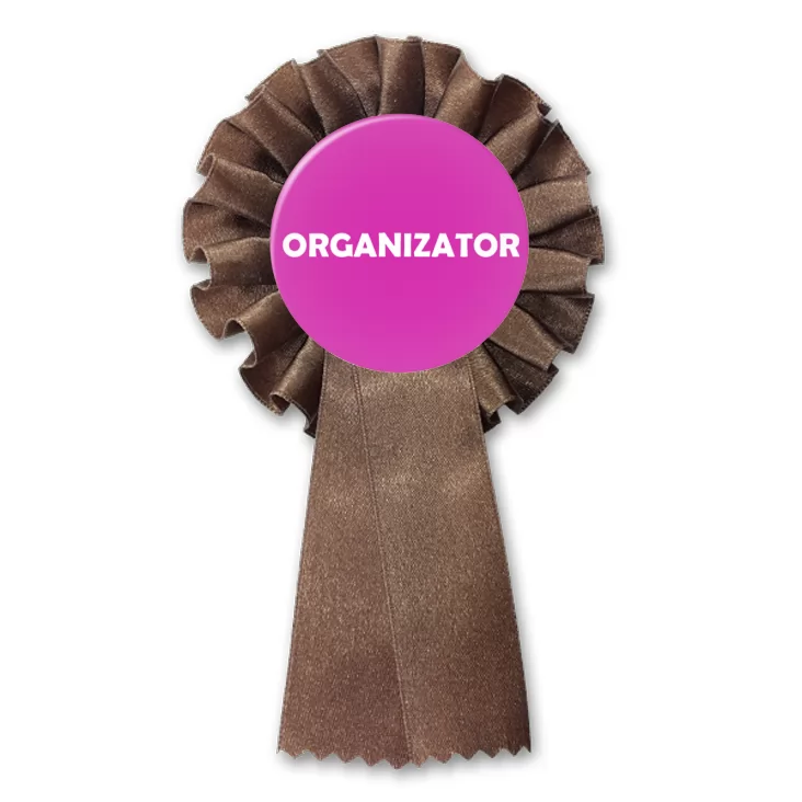 przypinka kotylion Organizator