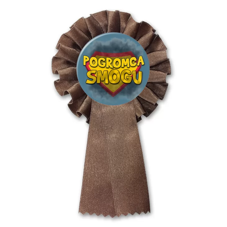 przypinka kotylion Pogromca smogu