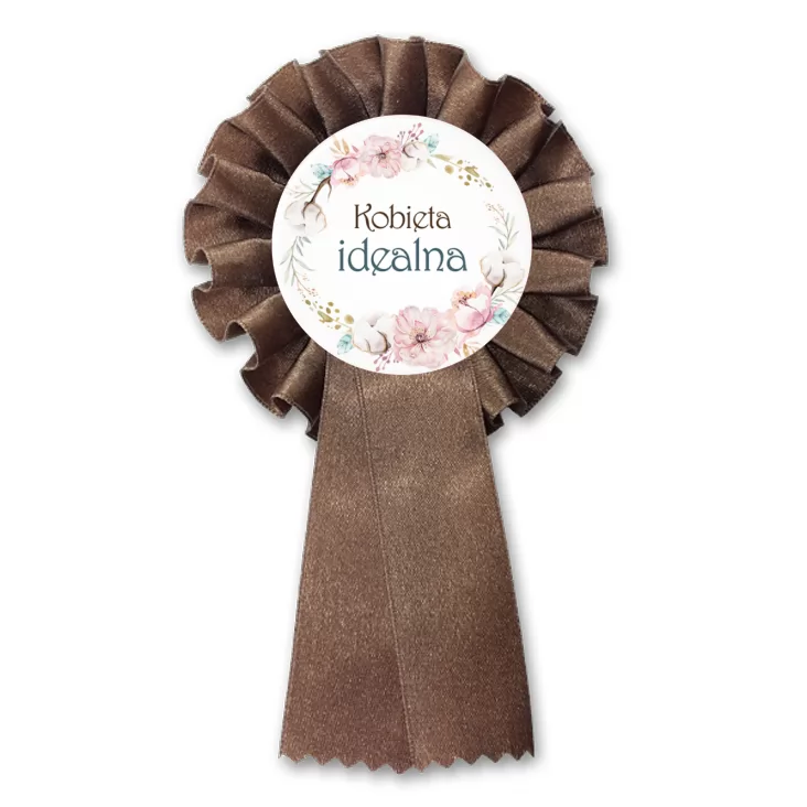 przypinka kotylion Kobieta idealna